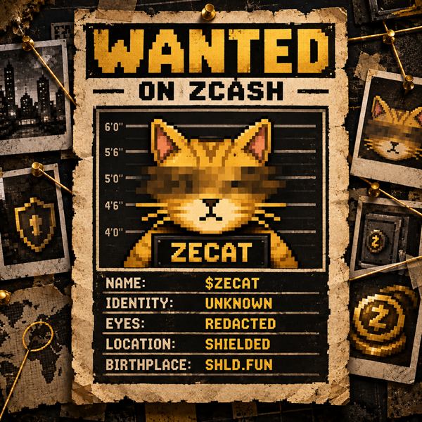 A wanted poster for the cat, pinned to a board
